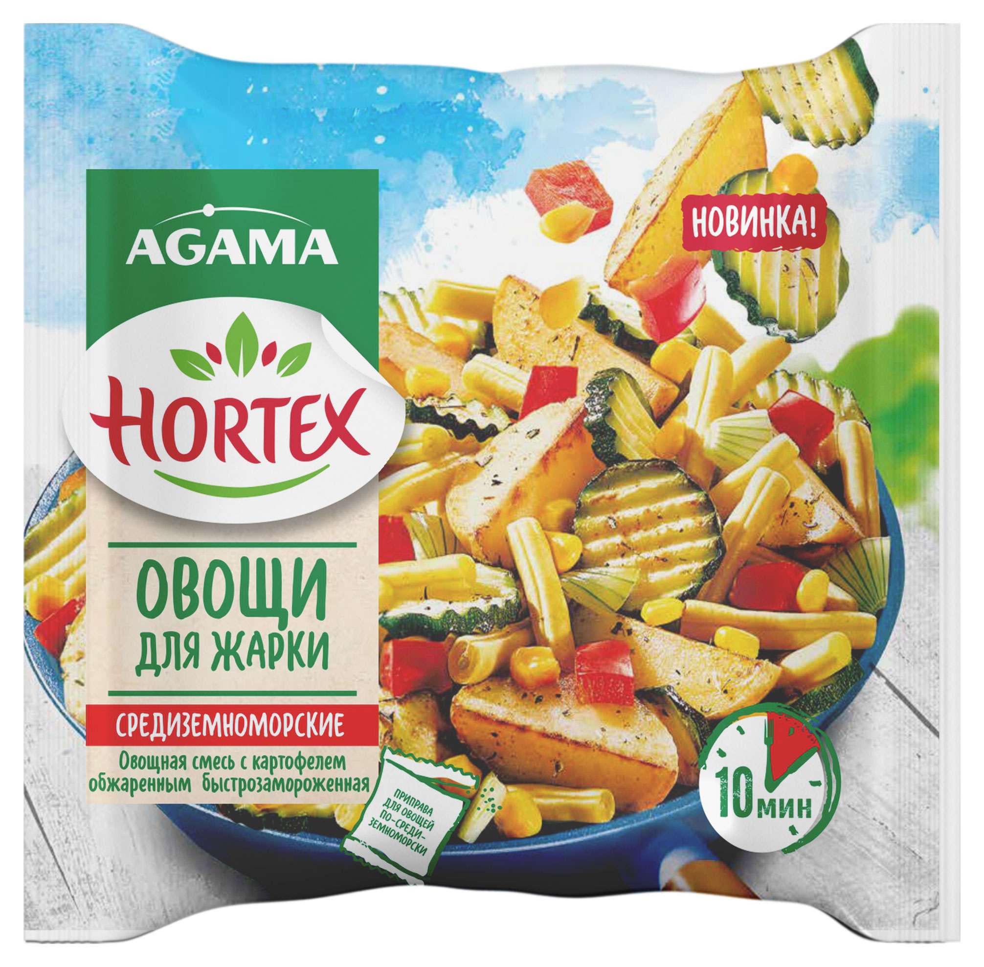 Овощи для жарки Hortex Средиземноморские, 400 г