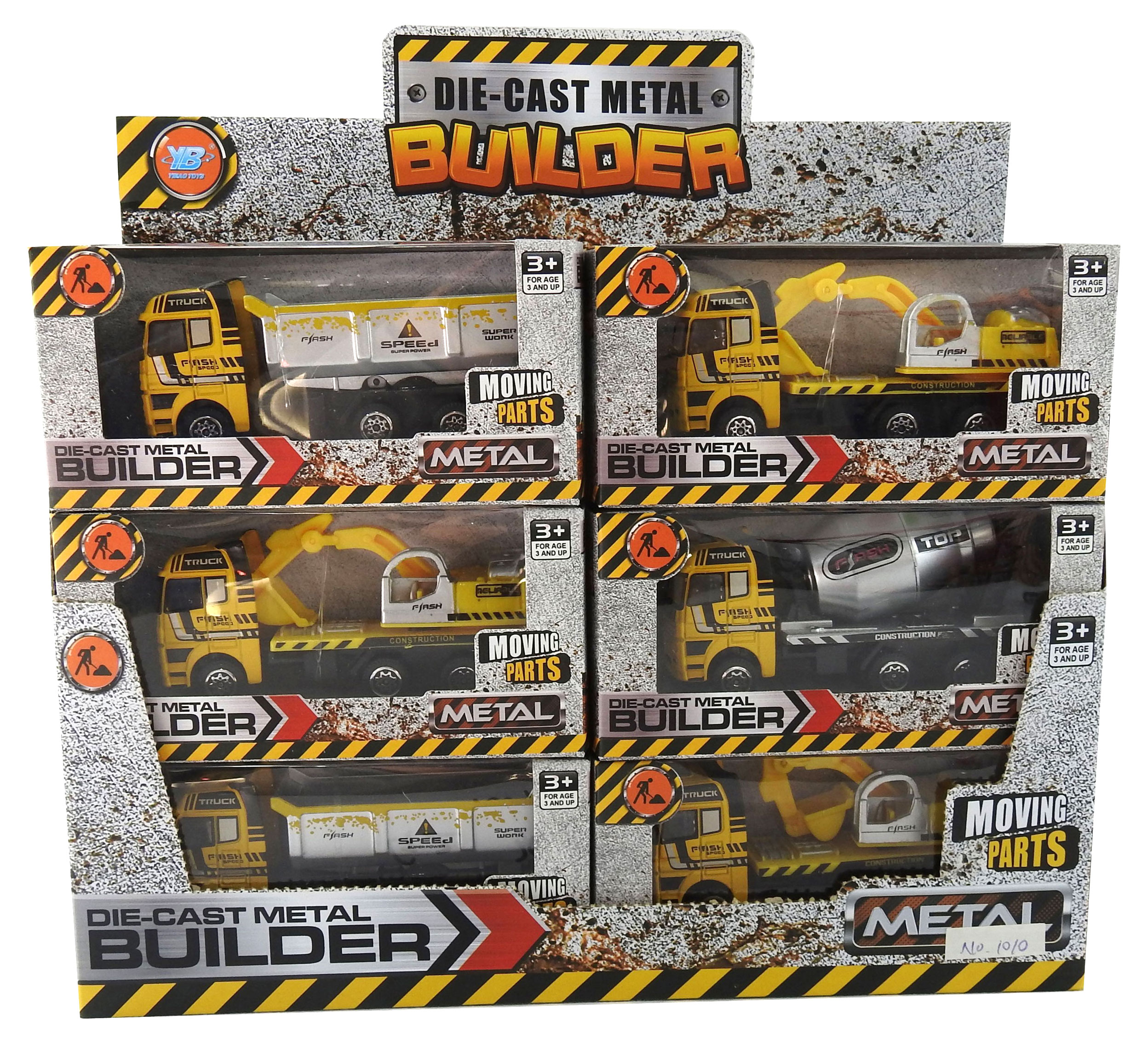 Машина Due-Cast Metal Строительная техника, 1шт в ассортименте