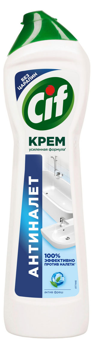 Чистящий крем для ванной «Сиф» Актив фреш для акрила и сантехники, 500 мл