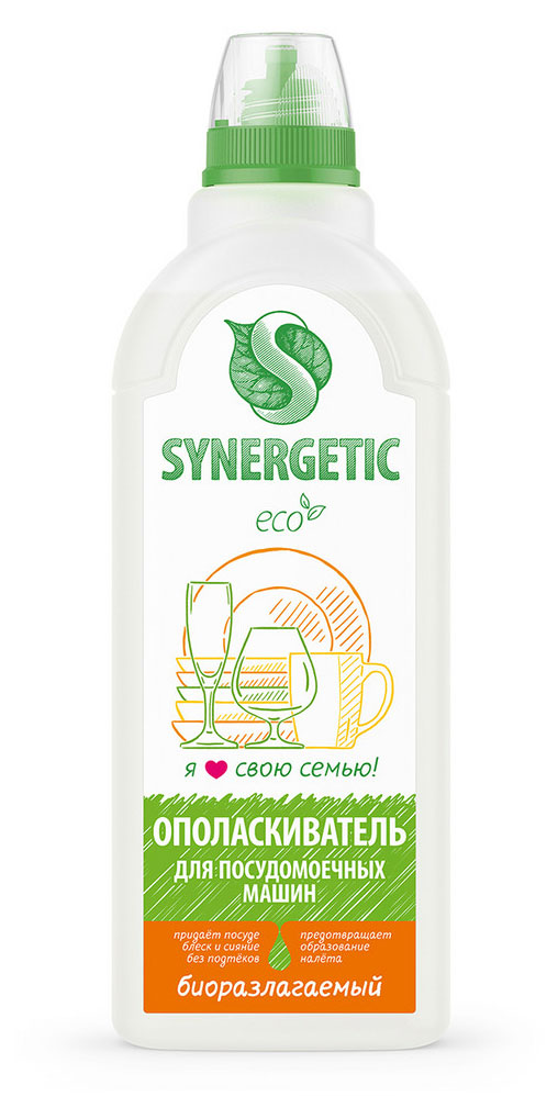 Ополаскиватель для посудомоечных машин Synergetic, 750 мл