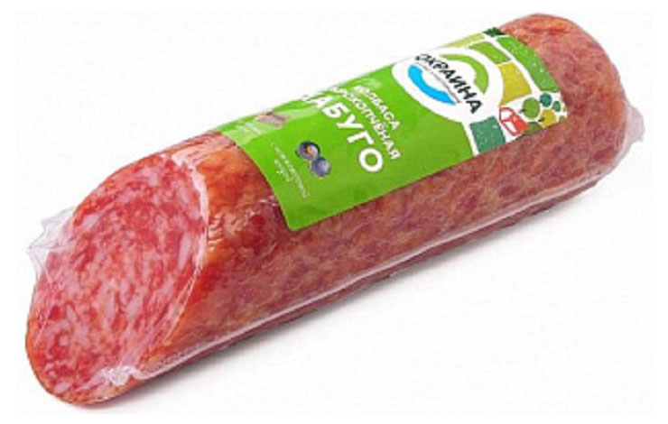 Колбаса сырокопченая «Окраина» Хабуго, ~ 0,5 кг