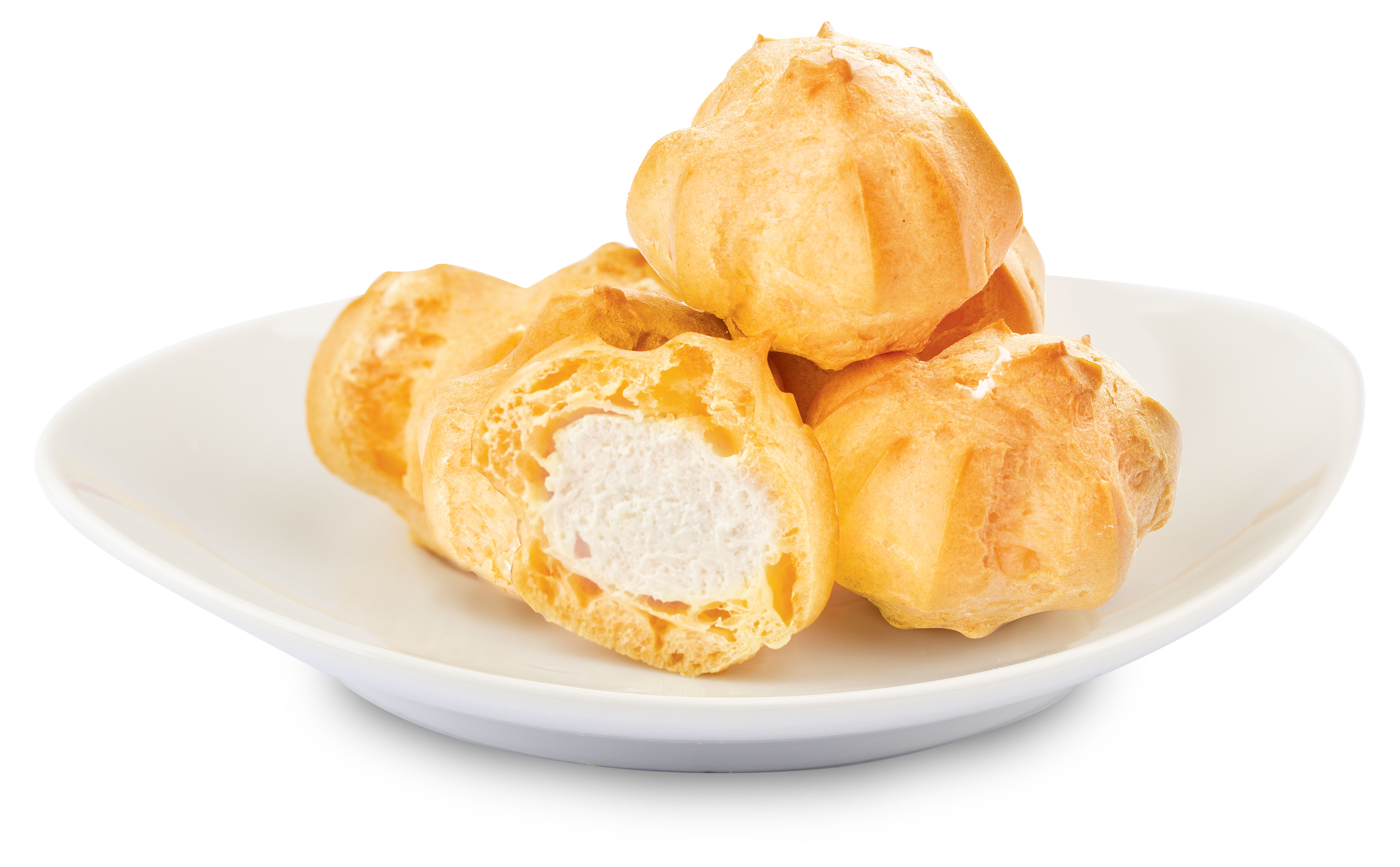 Пирожные заварные MIREL Профитроли с пломбирным кремом охлажденные, 180 г