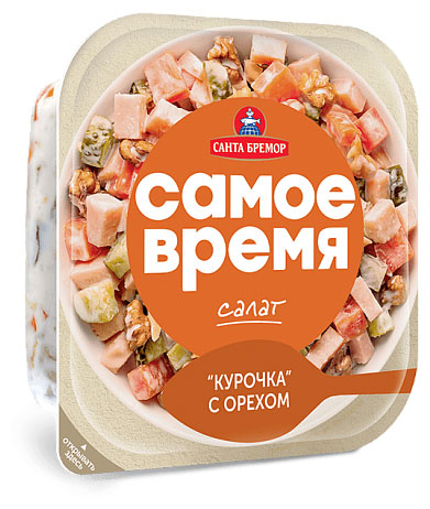 Салат Курочка с орехом «Санта Бремор» Самое время, 150 г