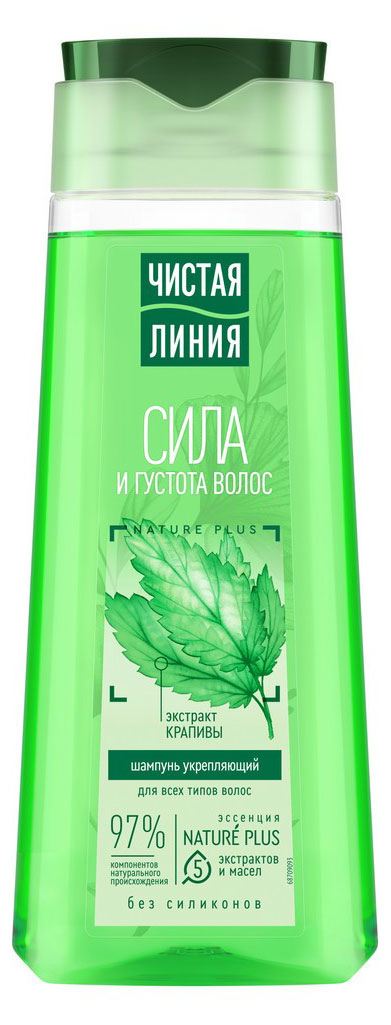 Шампунь для волос «Чистая Линия» крапива, 250 мл