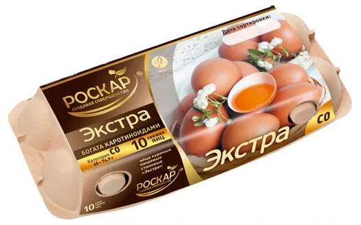 Яйца куриные «Экстра» С0 коричневое, 10 шт