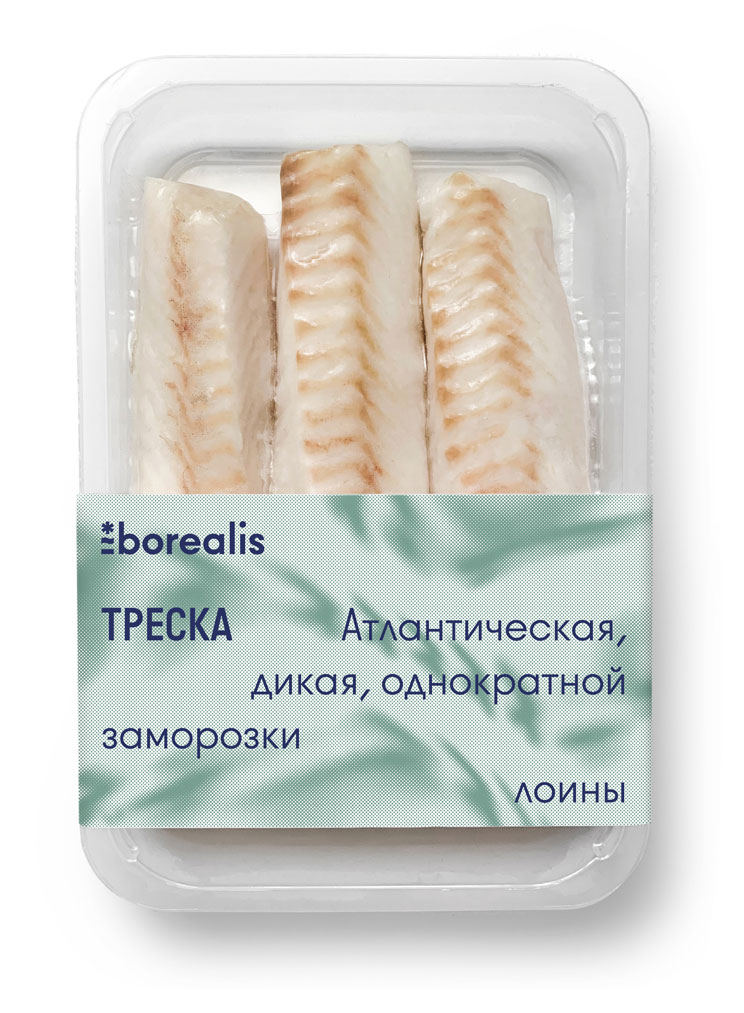 Треска замороженная Borealis спинка, 400 г