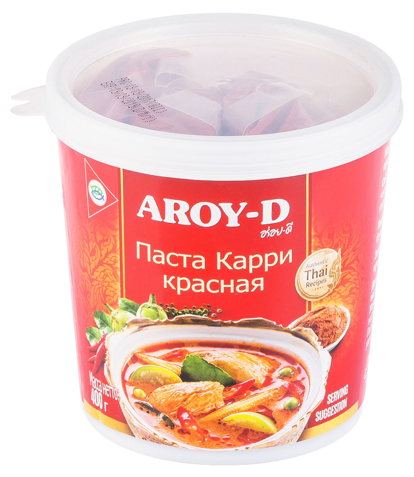 Паста Aroy-D Карри красная, 400 г