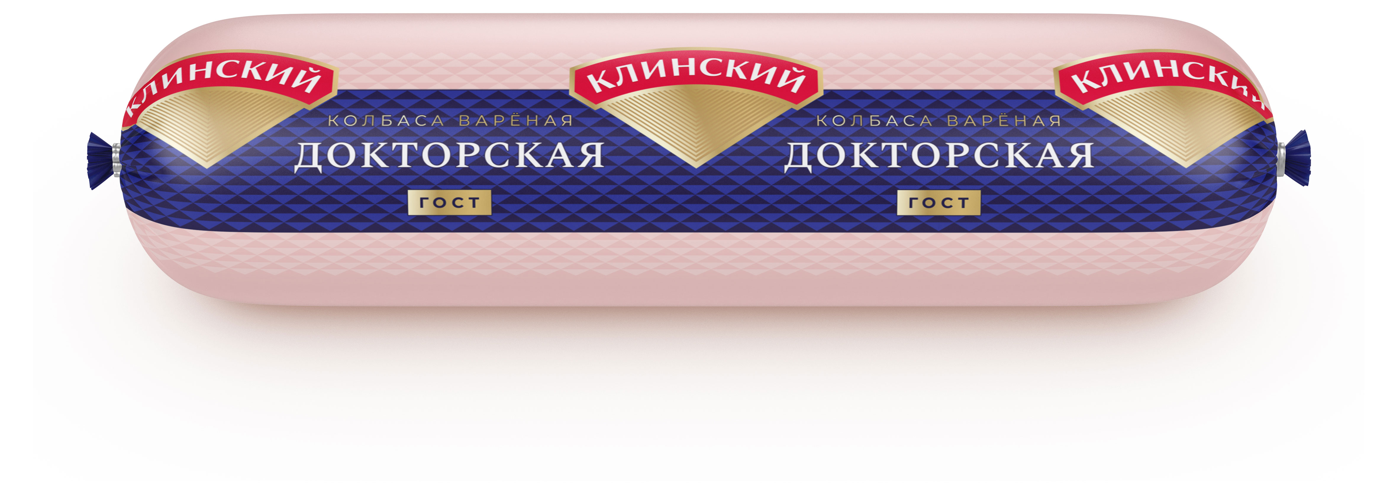 Колбаса вареная «Клинский МК» Докторская ГОСТ,  ~ 1,3 кг