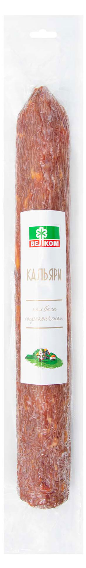 Колбаса сырокопченая «Велком» Кальяри сухая без сои, ~ 1 кг