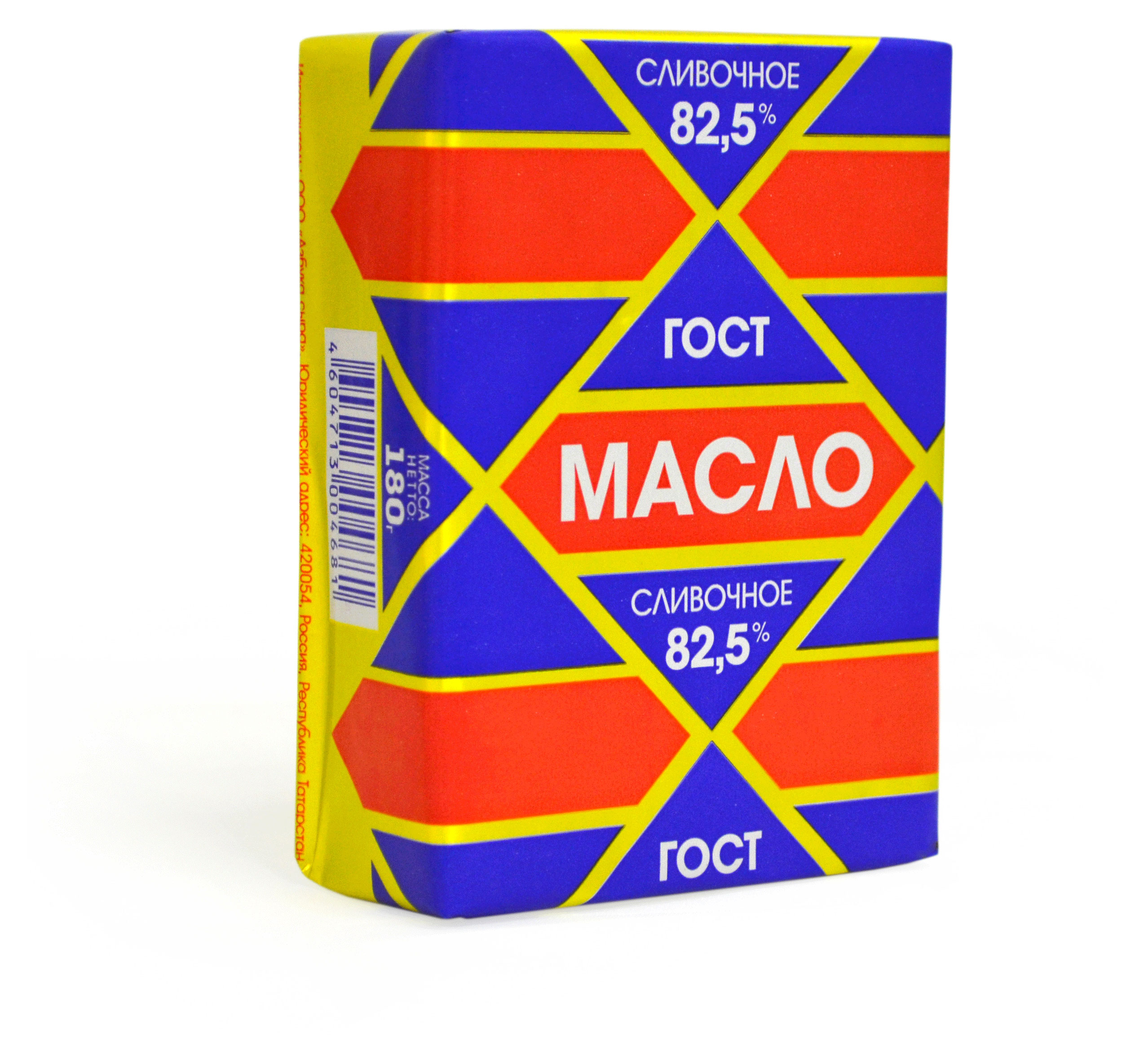 Масло сливочное «Азбука сыра» Традиционное ГОСТ 82,5%,180 г
