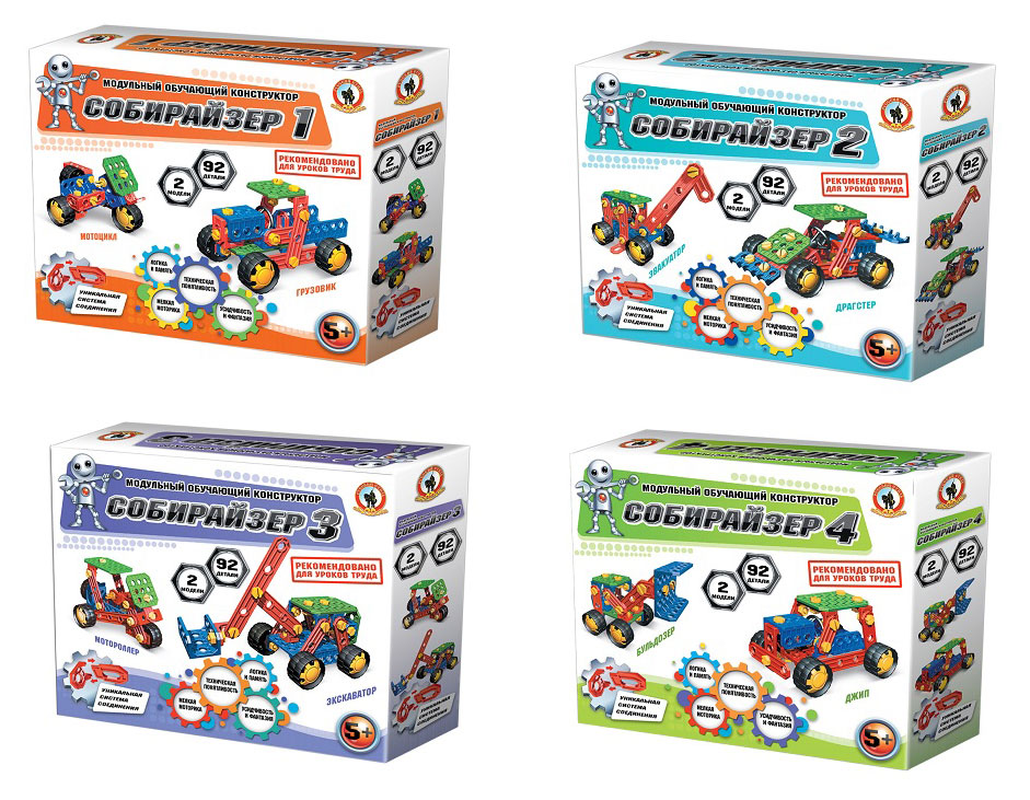 Конструктор модульный «Русский Стиль» собирайзер, 1 шт в ассортименте