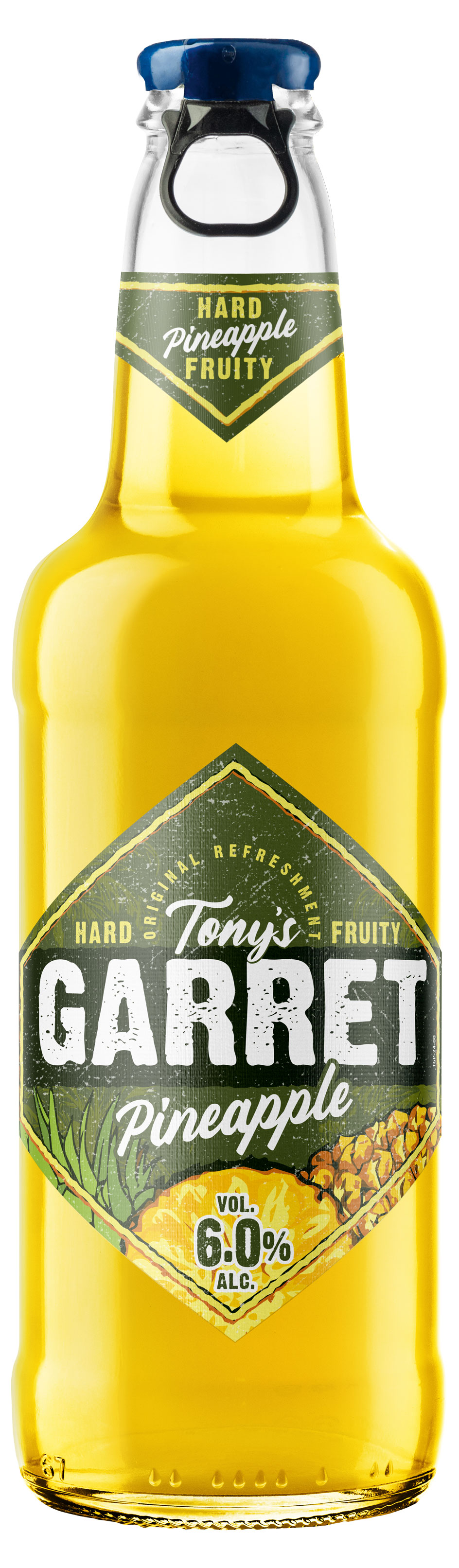 Пивной напиток Tony's Garret Hard Pineapple, 400 мл