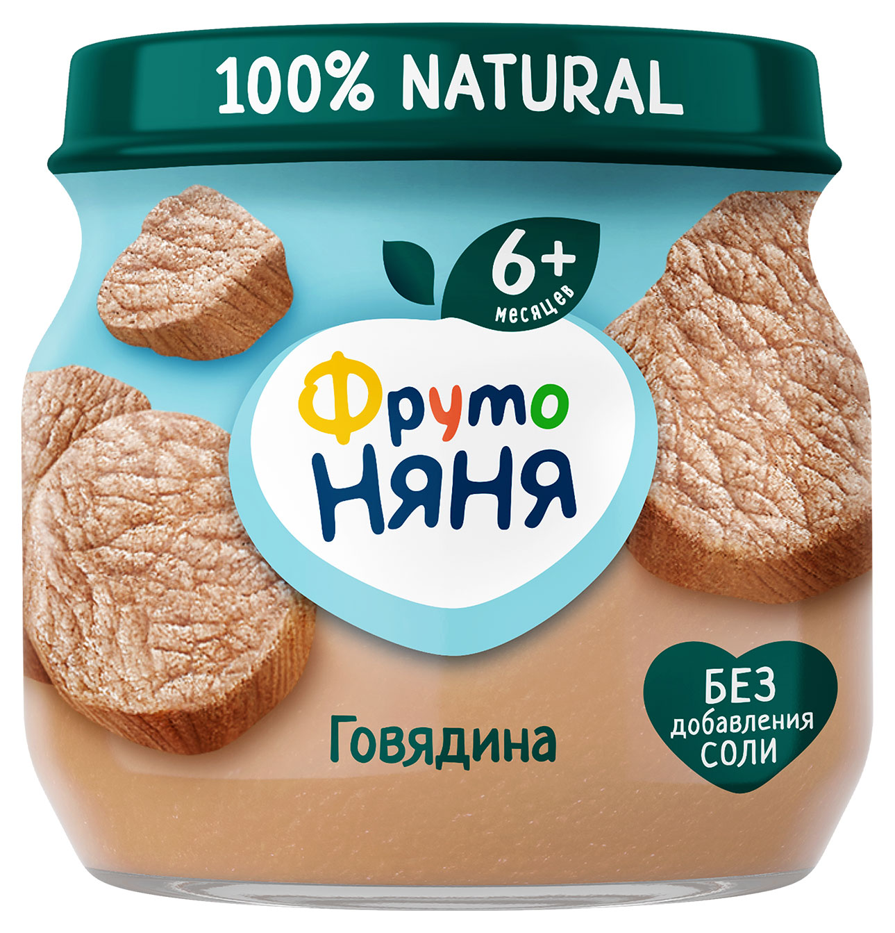 Пюре «ФрутоНяня» говядина с 6 мес., 80 г
