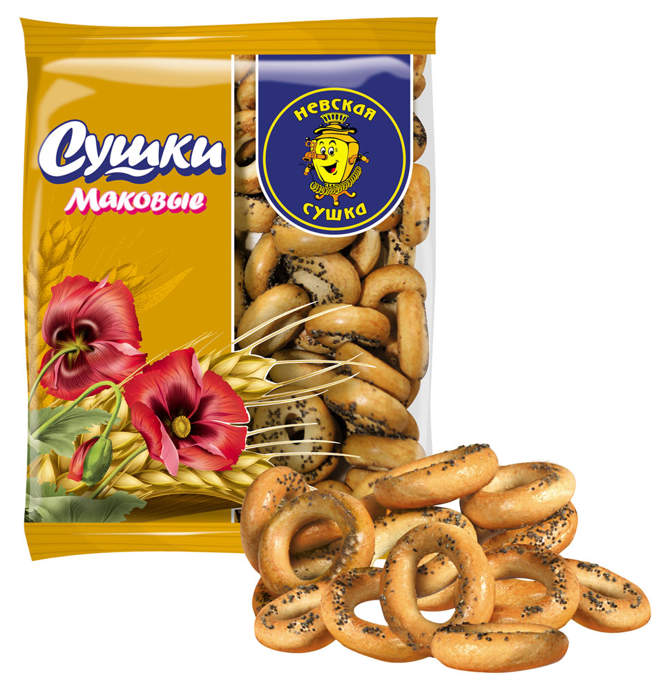 Сушки «Невская Сушка» Маковые, 275 г
