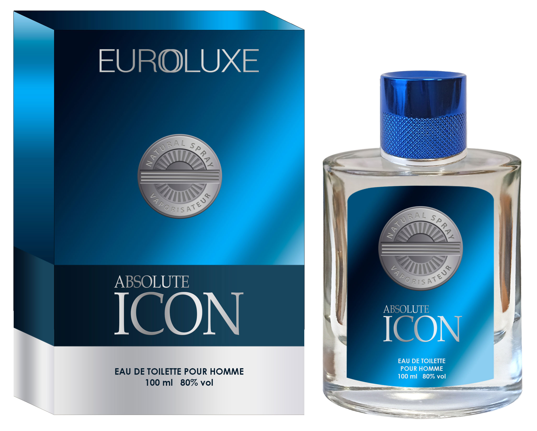 Туалетная вода мужская EUROLUXE Icon Abcolute, 100 мл