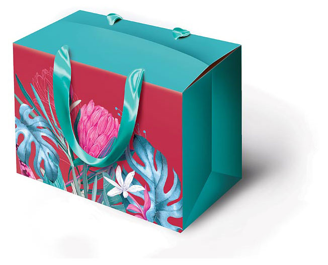 Сумка-коробка «Арт & Дизайн» складная средняя, 27х20х13 см в ассортименте