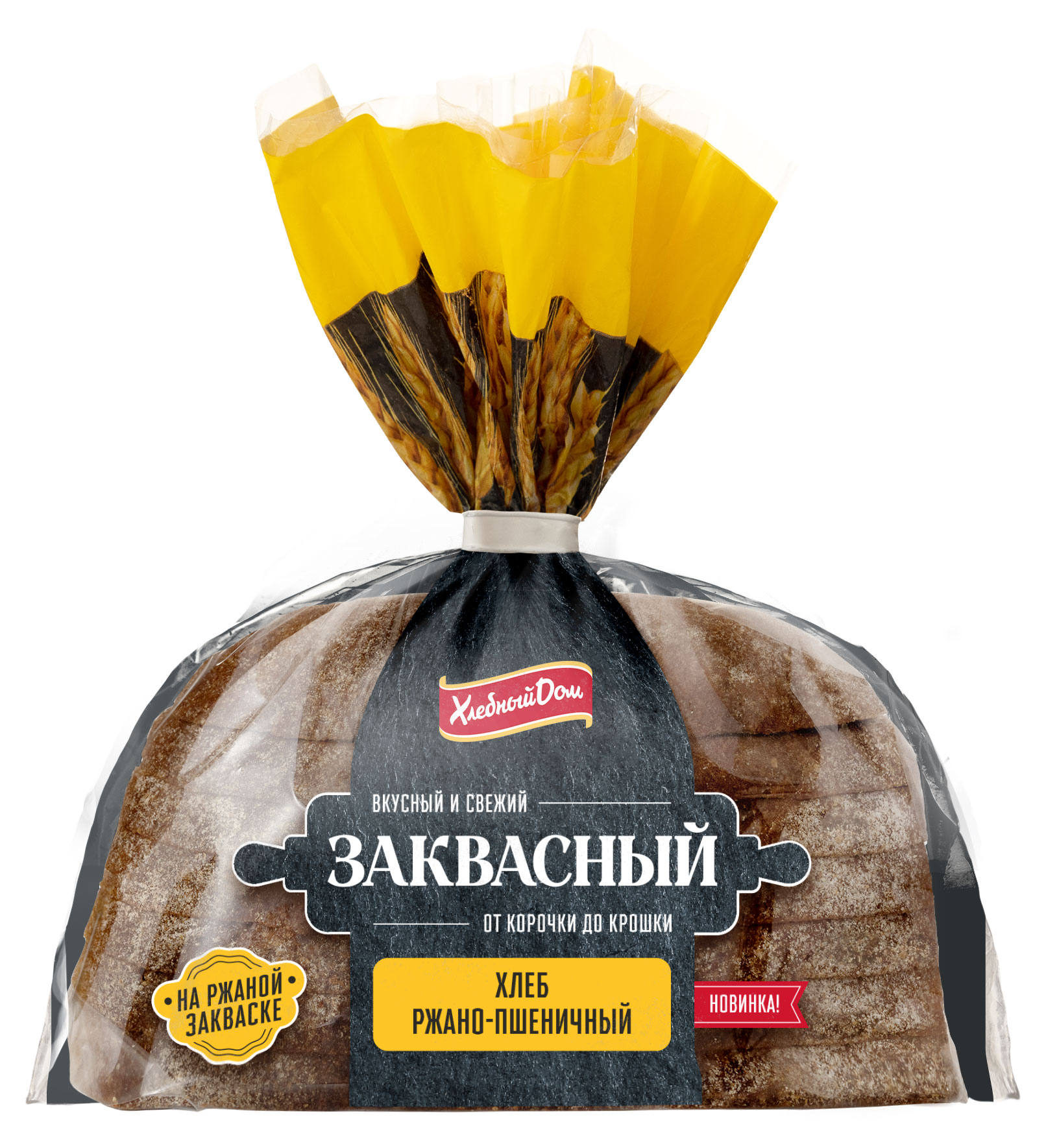 Хлеб ржано-пшеничный «Хлебный Дом» Заквасный, 400 г
