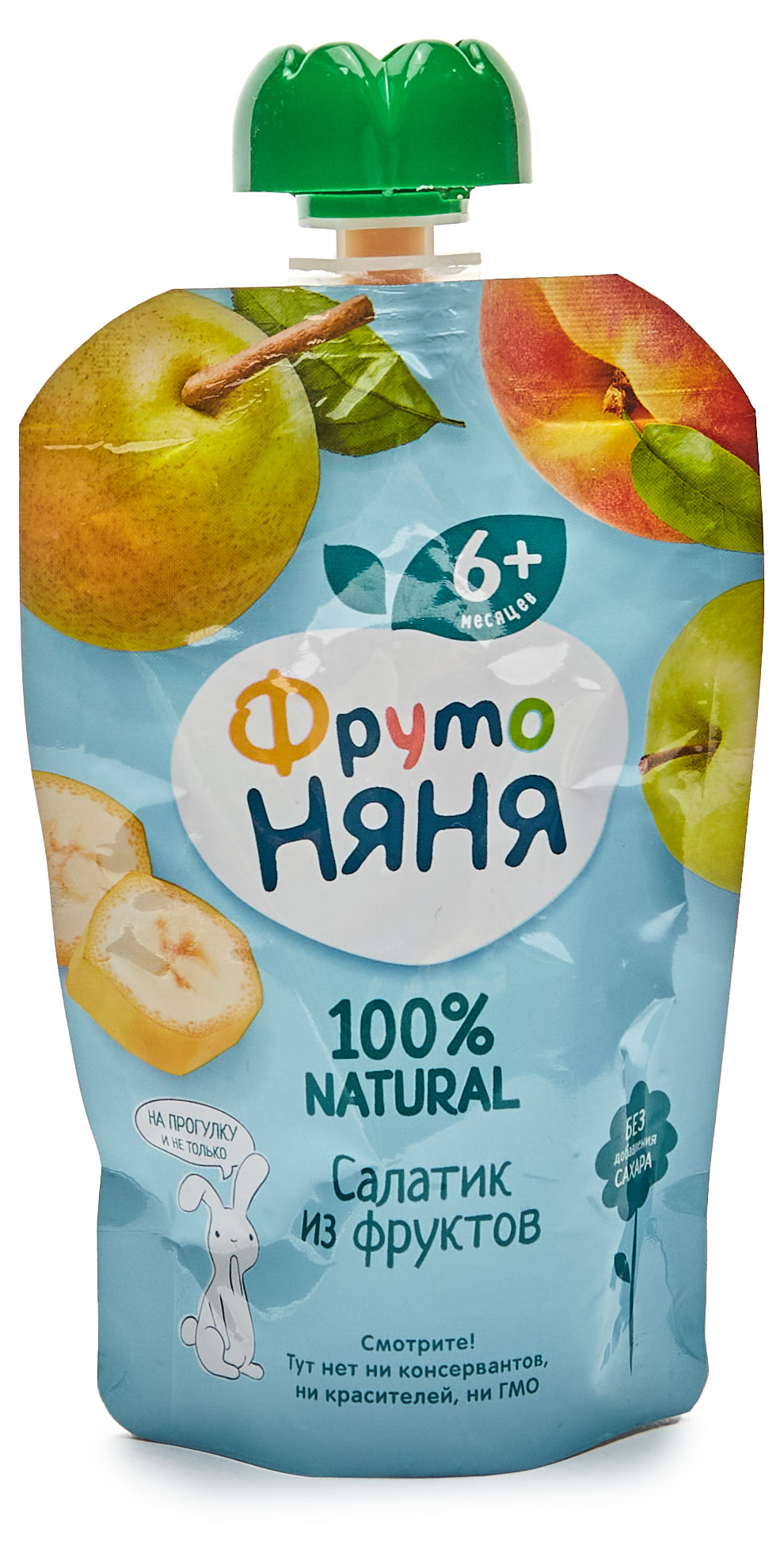 Пюре «ФрутоНяня» Салатик из фруктов с 6 мес., 90 г