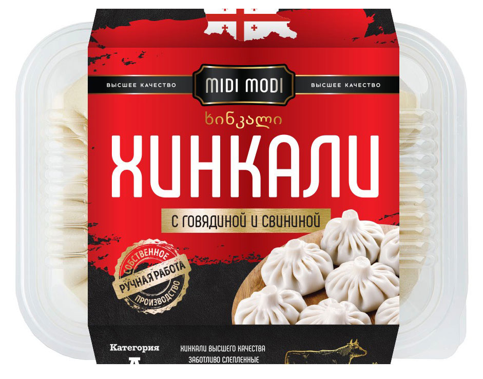 Хинкали Midi Modi с говядиной и свининой, 520 г
