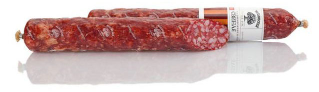 Колбаса сырокопченая «Малаховский мясокомбинат» свиная ГОСТ, ~ 0,6 кг