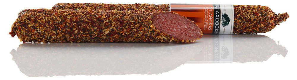 Колбаса сырокопченая «Малаховский мясокомбинат» Алтайская в обсыпке, ~ 0,5 кг
