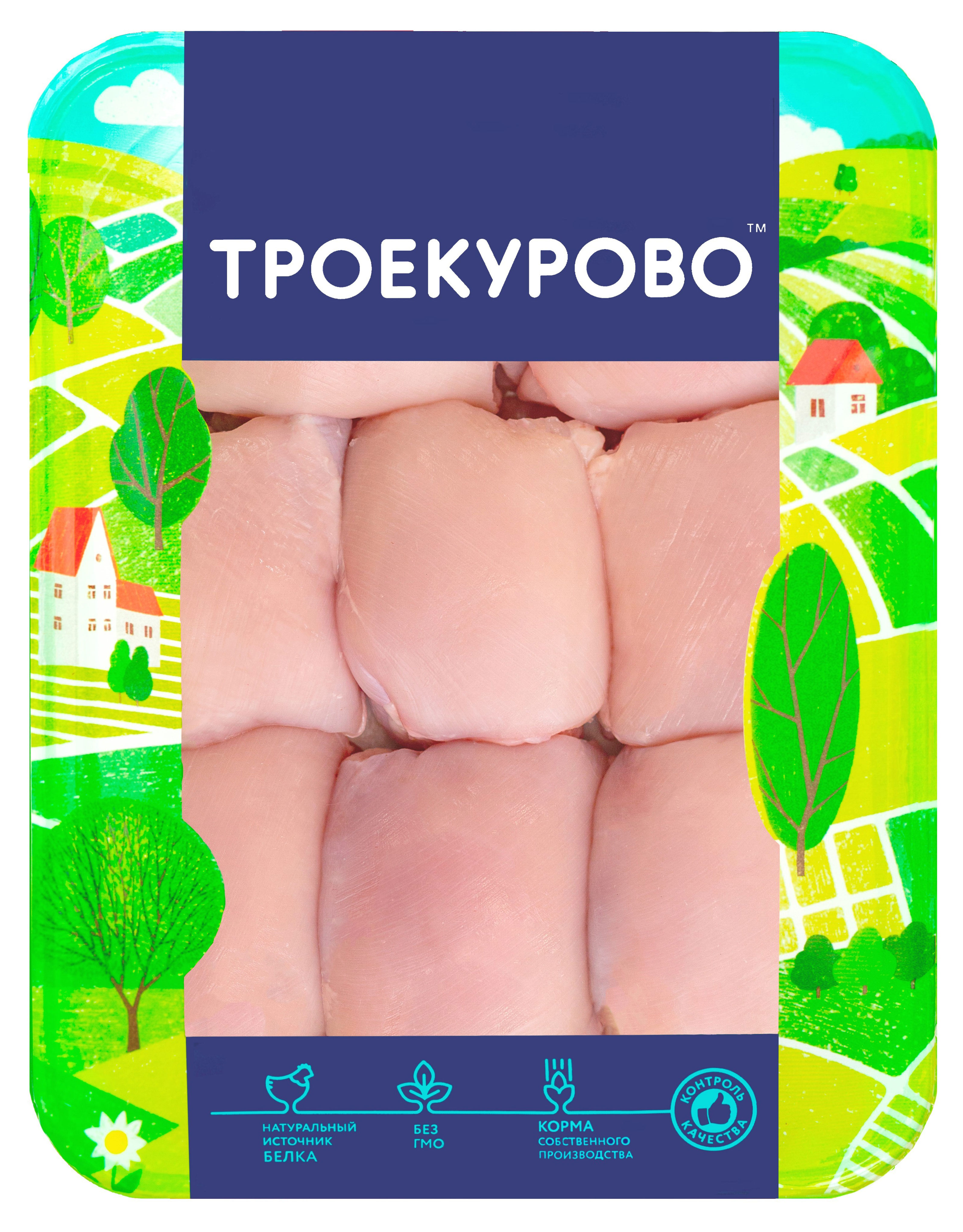Филе бедра цыпленка-бройлера «Троекурово» охлажденное, 750 г