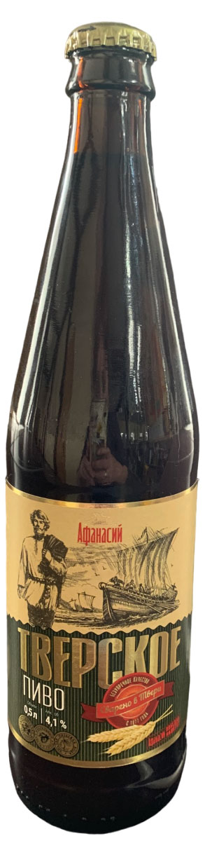 Пиво светлое «Афнанасий» Тверское 4,1%, 500 мл
