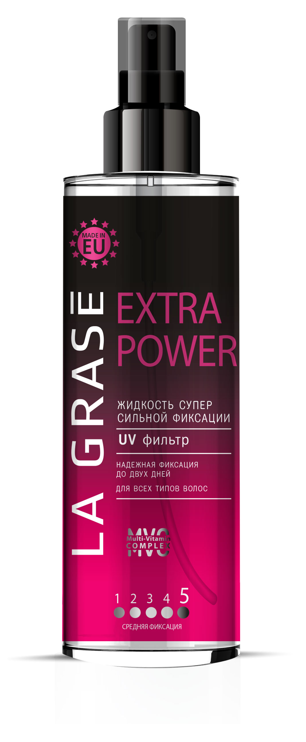 Жидкость для укладки волос La Grase Extra Power, 150 мл