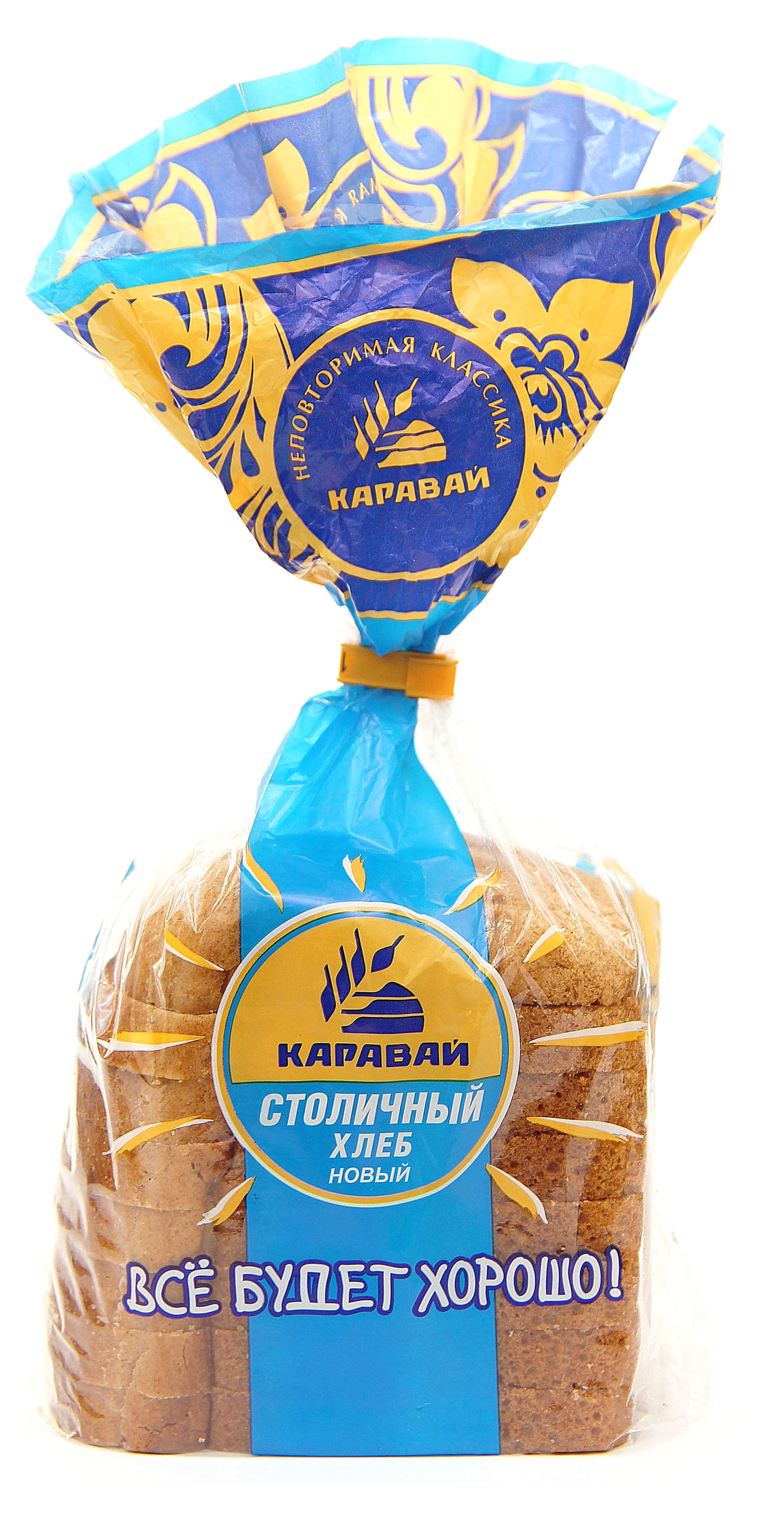Хлеб «Каравай» Столичный нарезка, 350 г