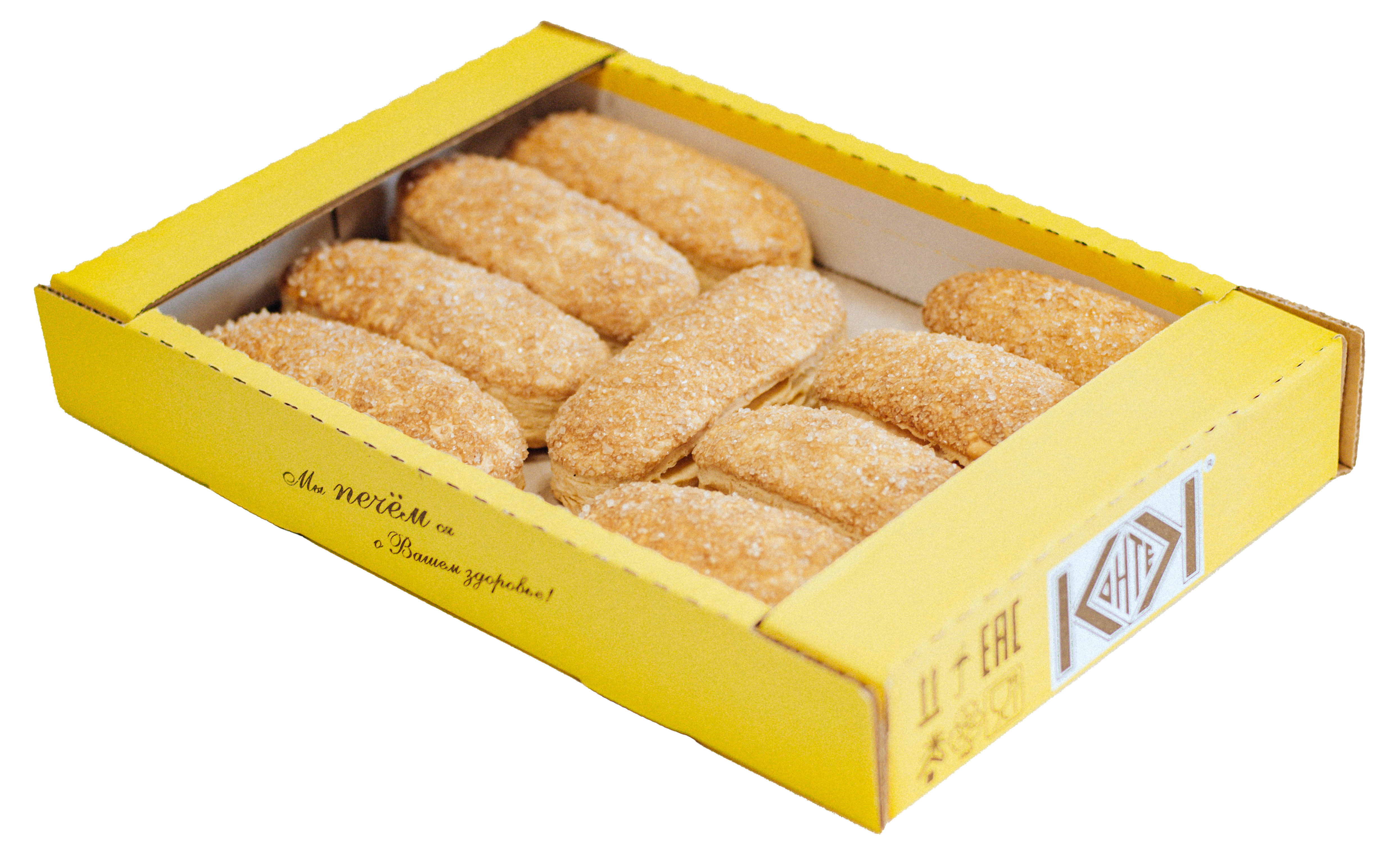 Пирожные «Контек» Аппетитный Мини язычок с сахаром, 300 г