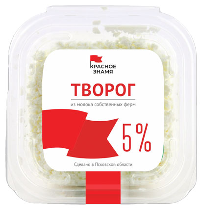 Творог рассыпчатый «Красное знамя» 5% БЗМЖ, 250 г