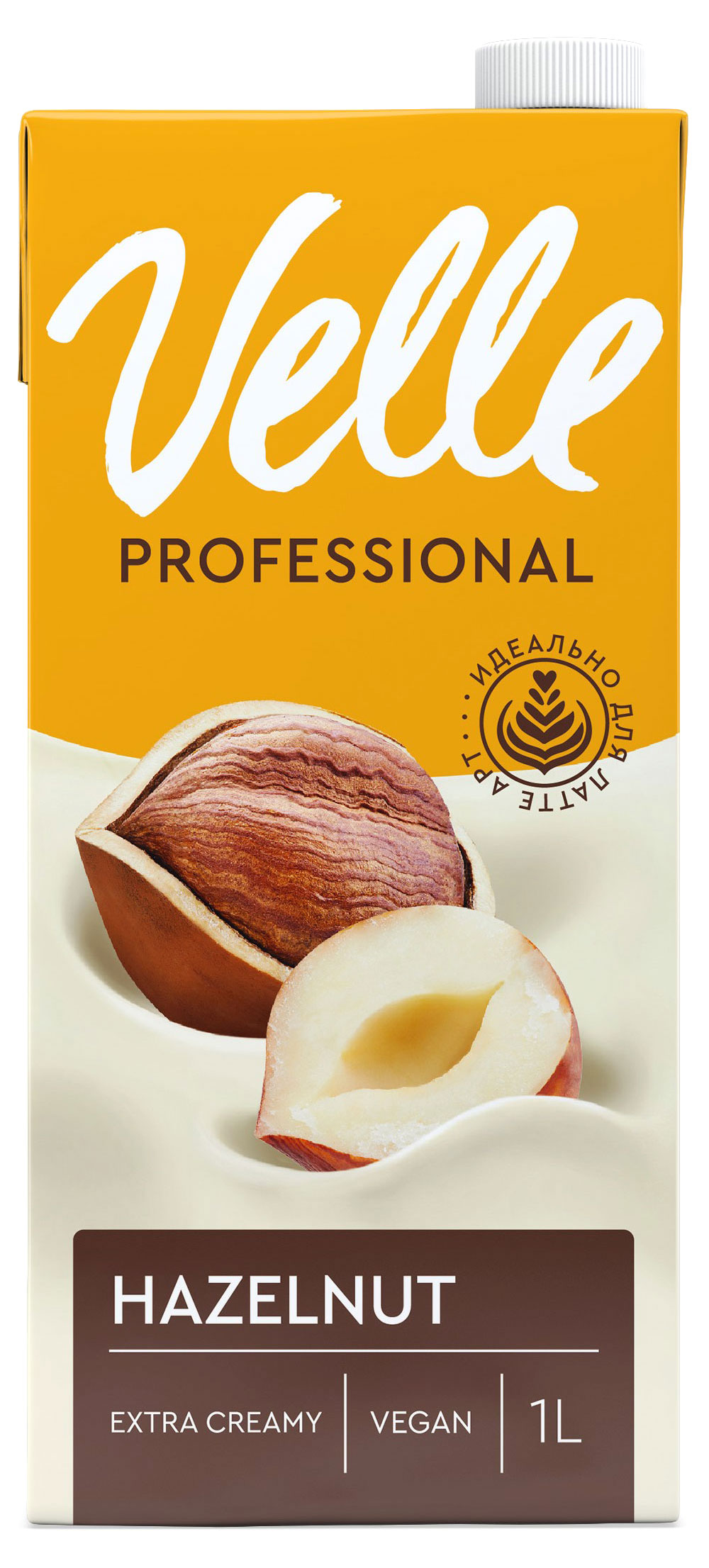 Напиток на растительной основе Velle Vegan Professional соевый фундук для латте 3%, 1 л