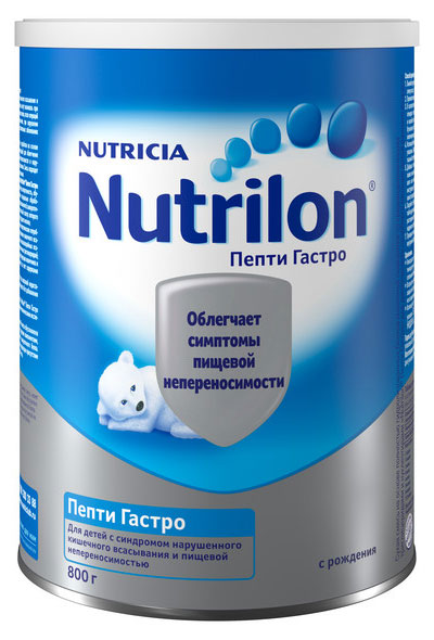 Смесь сухая молочная Nutrilon Пепти Гастро с рождения БЗМЖ, 800 г