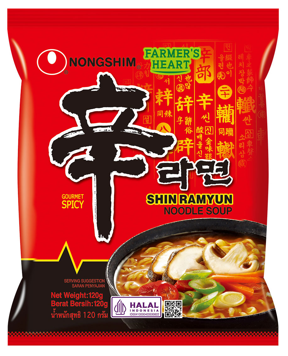 Лапша быстрого приготовления Nongshim Шин Рамен Китай, 120 г