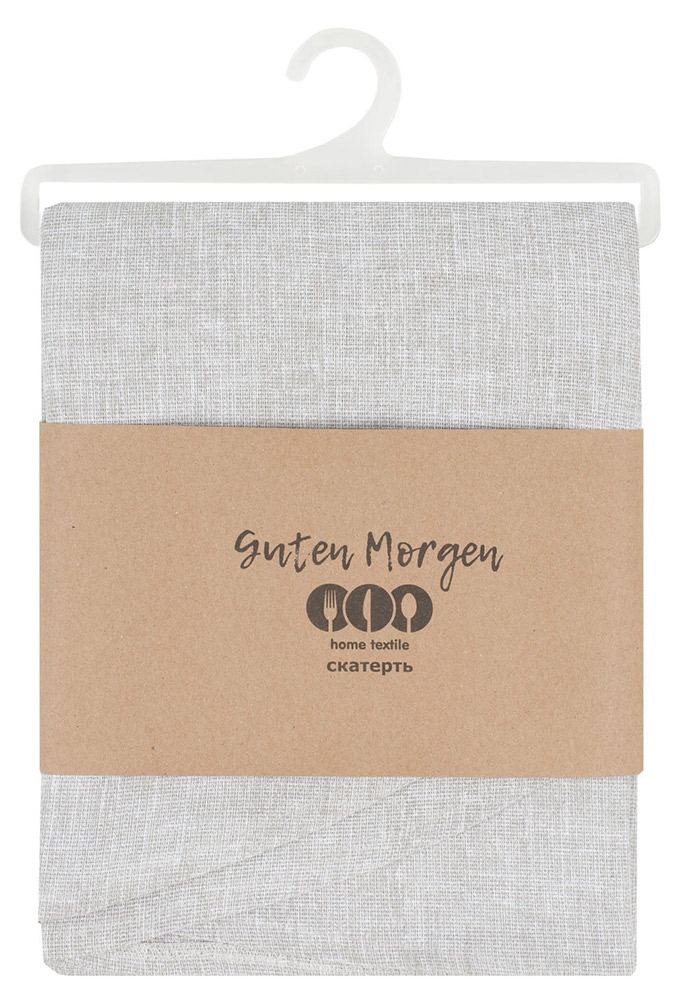 Скатерть Guten Morgen рогожка серая, 110х140 см
