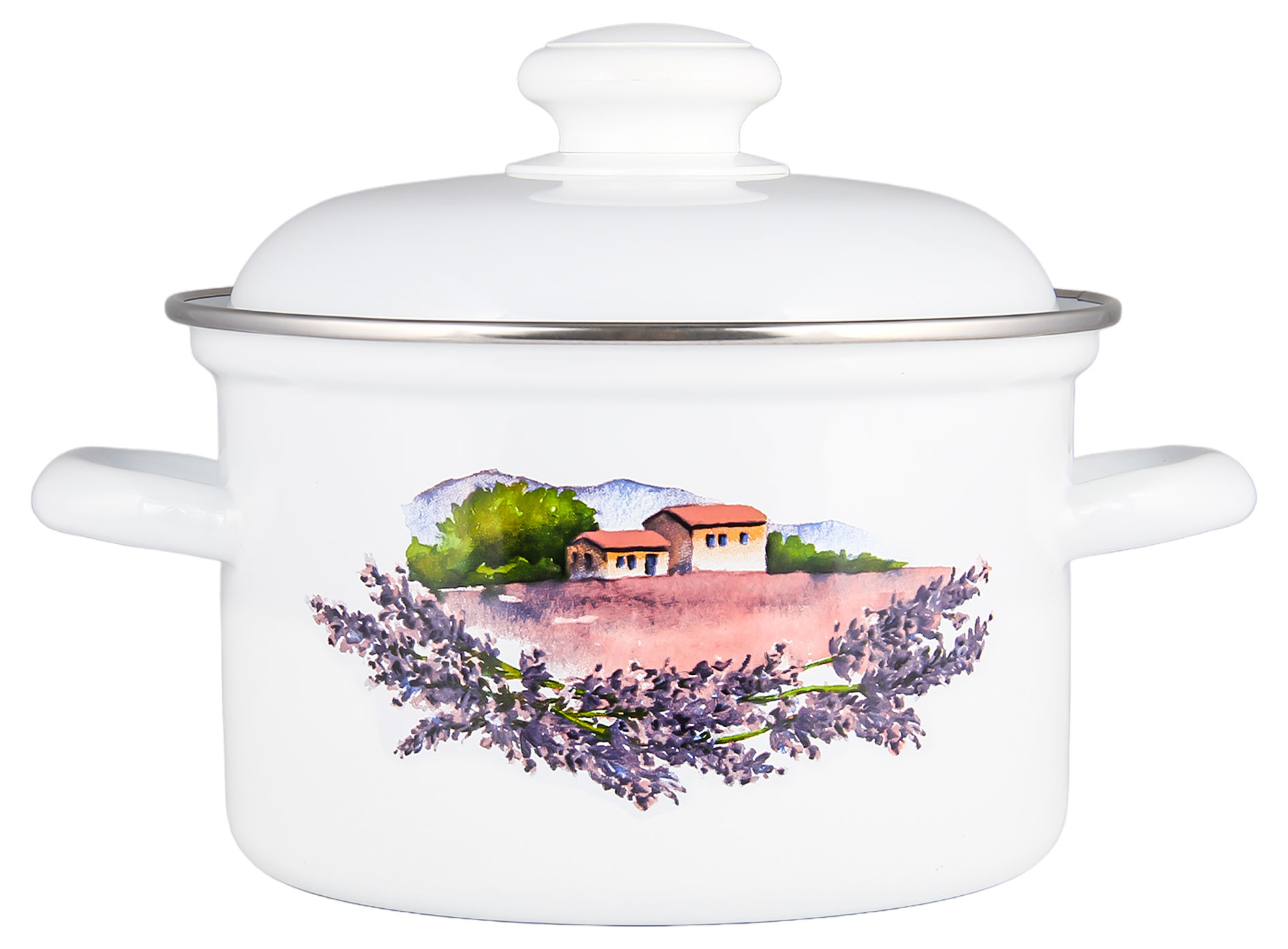 Кастрюля Actuel Лавандовое поле, 4,5 л
