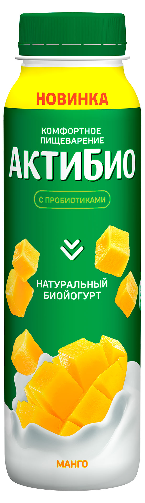 Биойогурт питьевой «АктиБио» с манго 1,5%, 260 г
