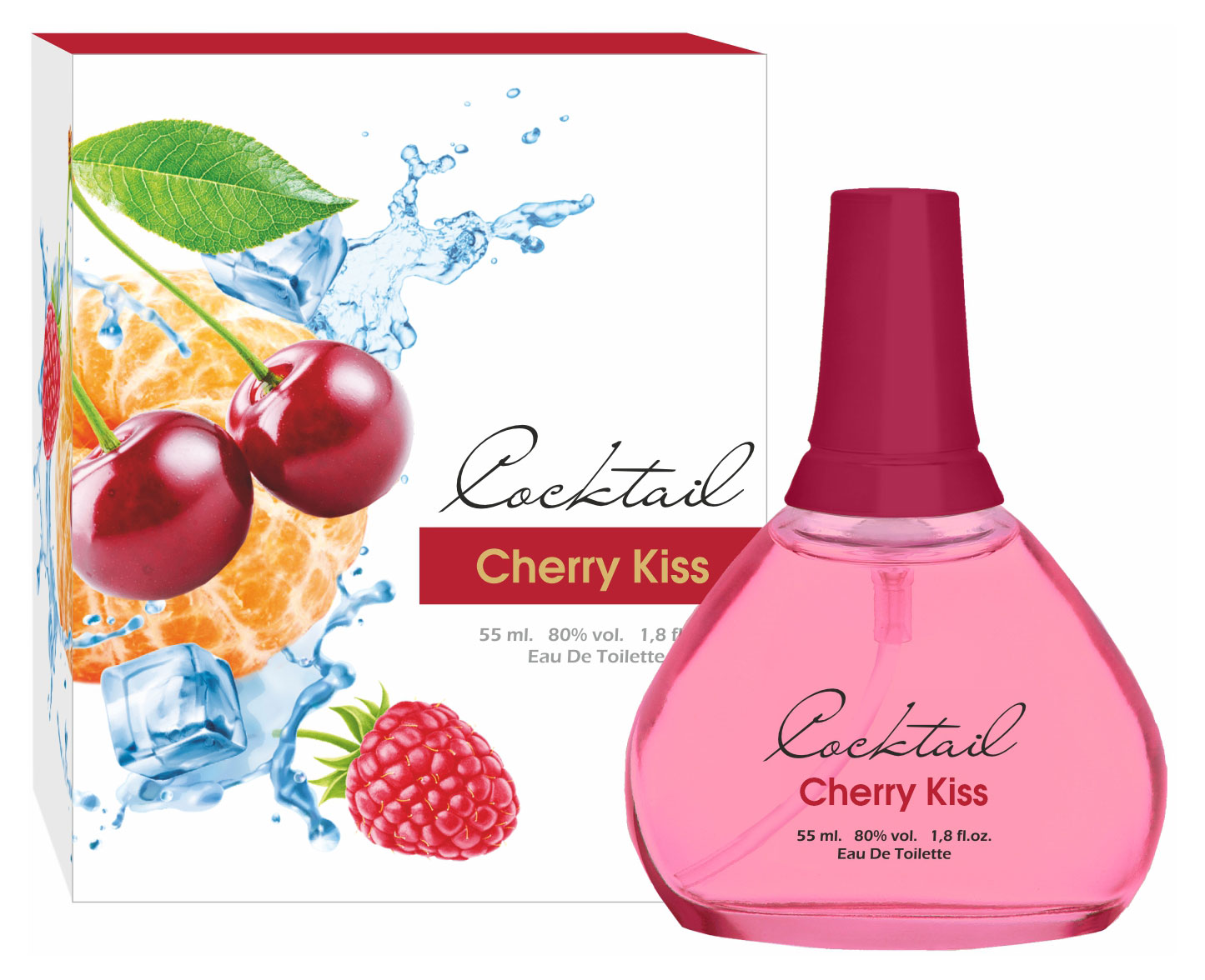 Туалетная вода женская Apple Parfums Coctail cherry kiss, 55 мл