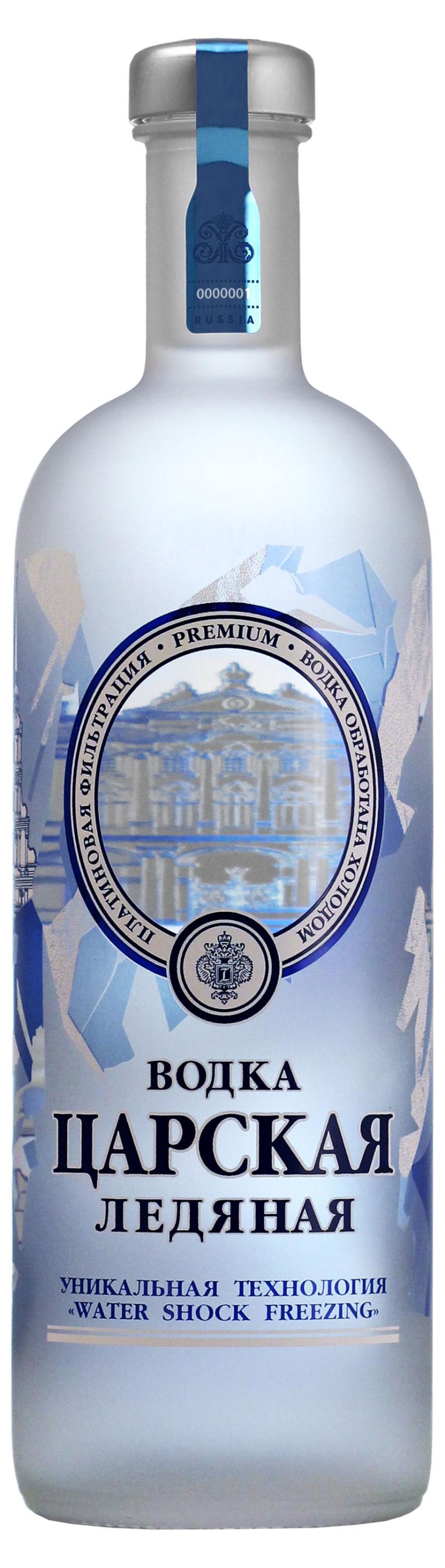 Водка «ЦАРСКАЯ» Ледяная Россия, 1 л