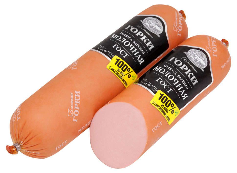 Колбаса вареная «Ближние Горки» Молочная ГОСТ, ~ 1 кг