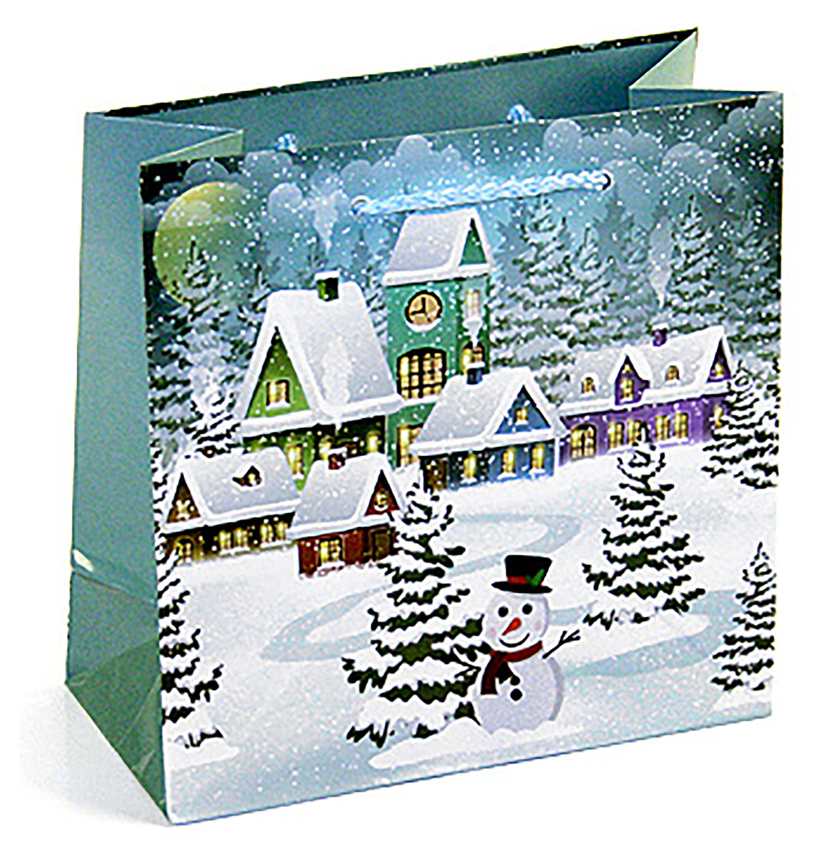 Сумка бумажная Grand Gift полусредняя, 17х17х8 см 1 шт в ассортименте