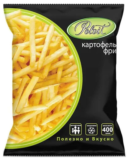Овощная смесь Картофель фри Polvit быстрозамороженный, 400 г