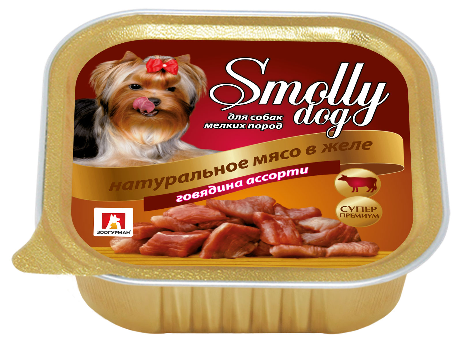 Консервы для собак «Зоогурман» Smolly dog говядина, 100 г