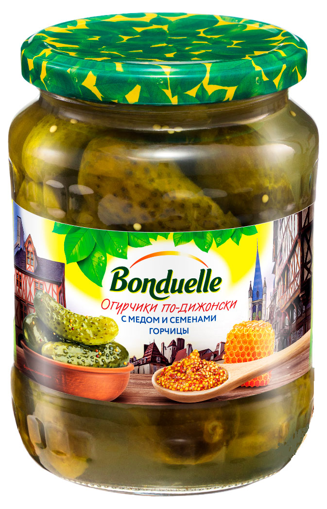 Огурцы «Бондюэль» по-дижонски Турция, 720 мл