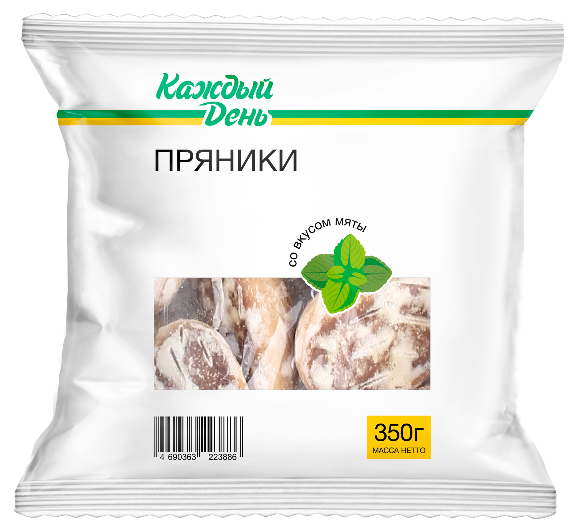 Пряники мятные «Каждый день», 350 г