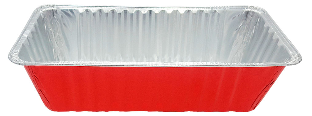 Форма для запекания АШАН Красная птица алюминиевая красная, 220х113 мм