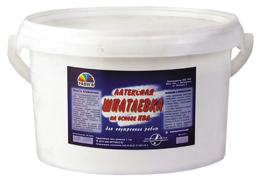 Шпатлевка латексная «Магия радуги» на основе ПВА, 1 кг