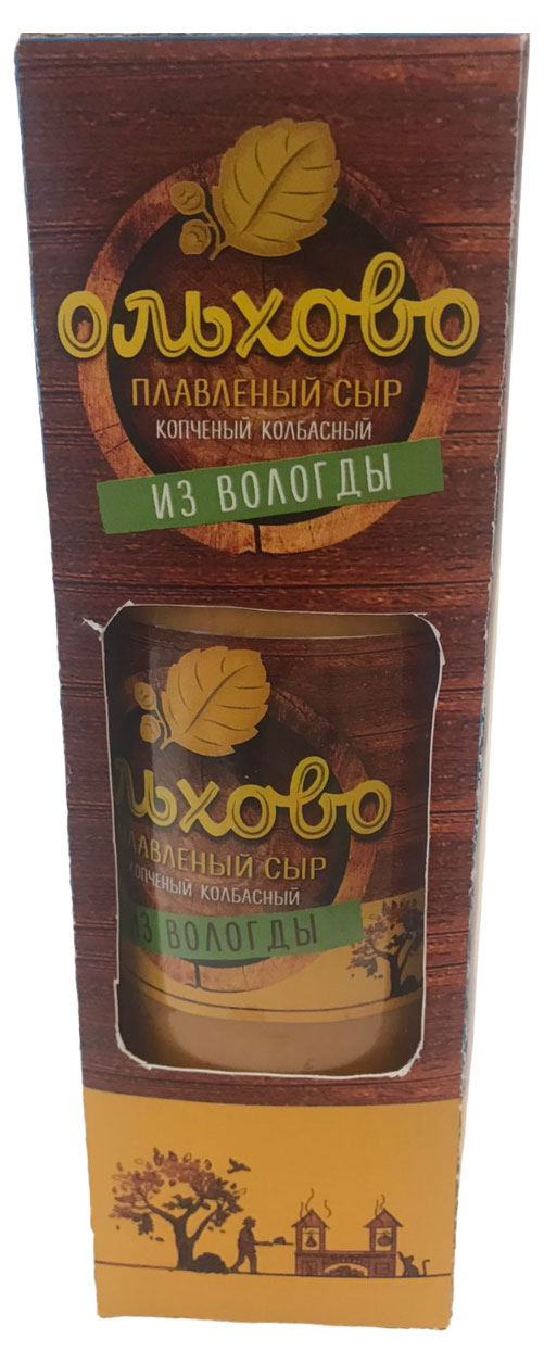 Сыр плавленый колбасный копченый «Ольхово» БЗМЖ, 250 г