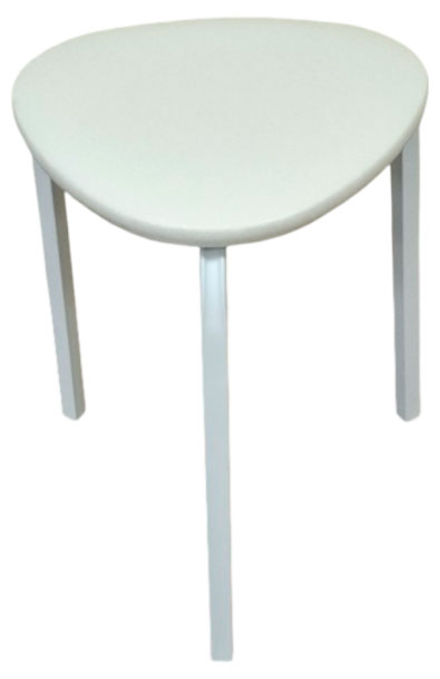 Табурет белый, 35х35х44,5 см
