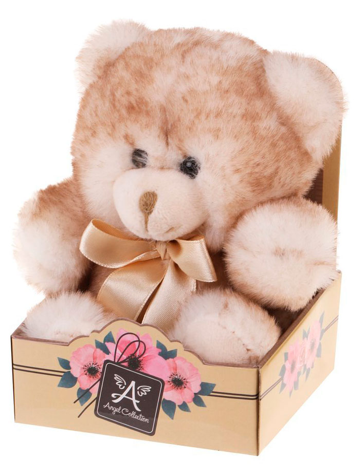 Игрушка мягкая Angel Collection Мишка пушистик, 14 см